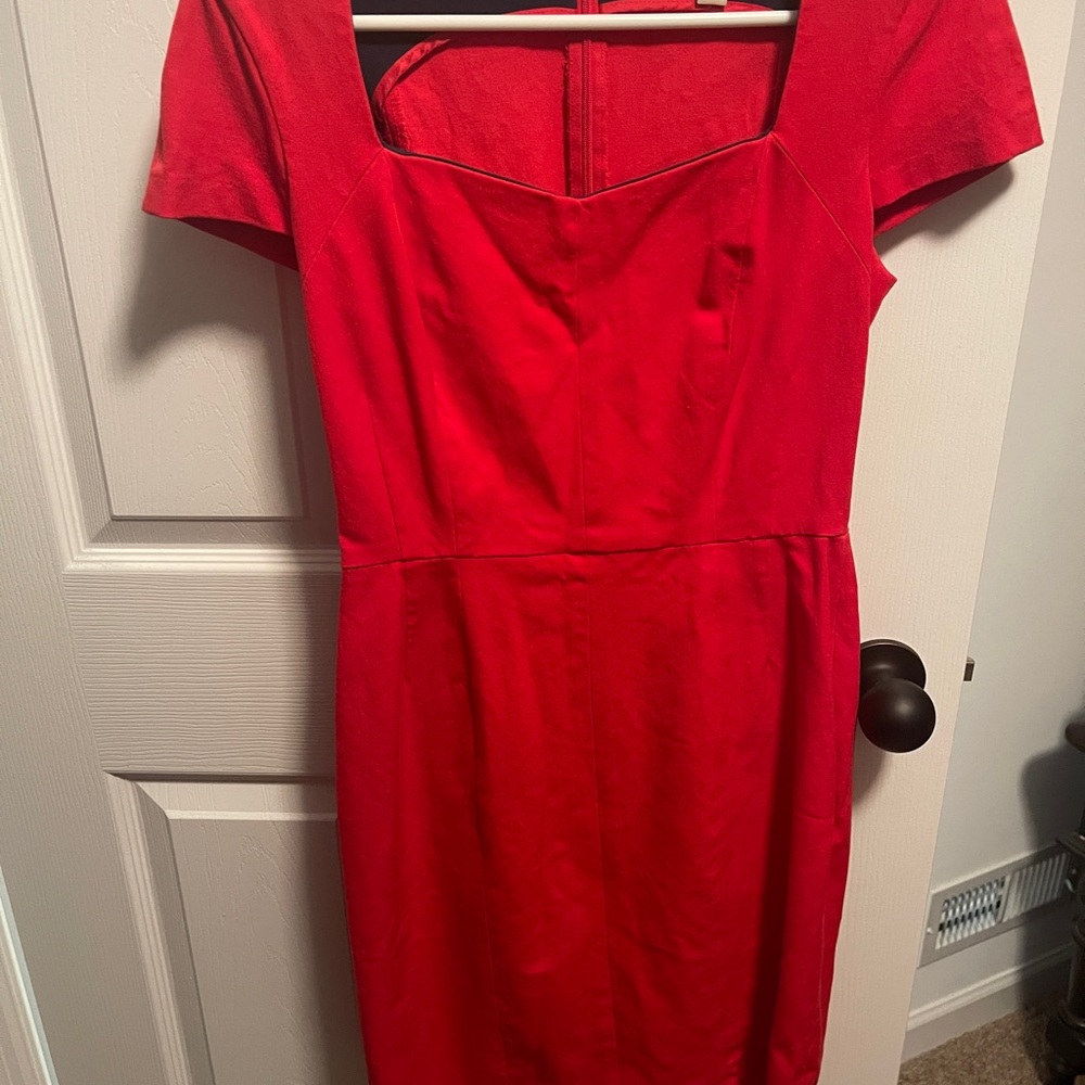 Never worn Banana Republic red dress size 8